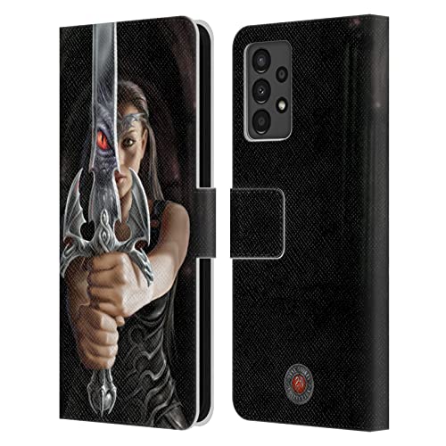 Funda Samsung Galaxy A13 de Anne Stokes cuero libro protector
