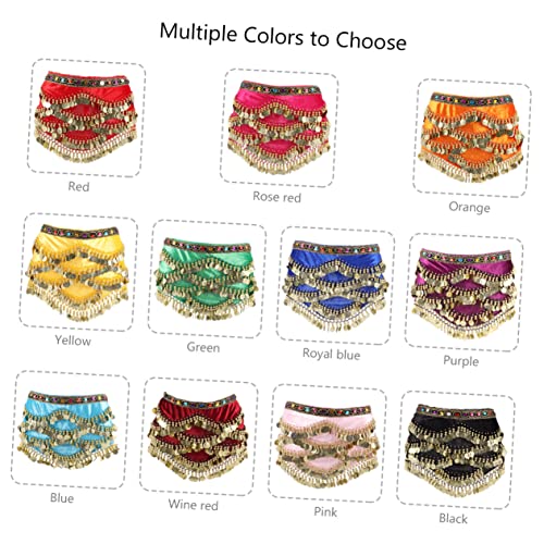 1 Unidade Lenços Para Mulheres De Dança Do Ventre Feminina Meninas Dançam Cinto De Quadril Saia De D