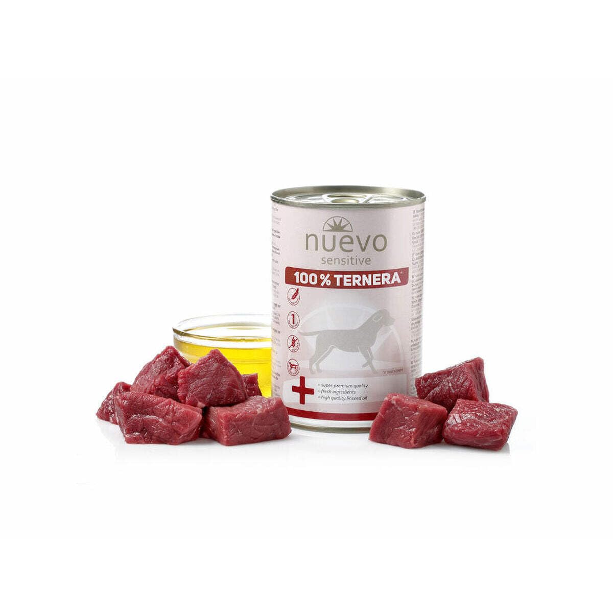 NUEVO SENSITIVE Dog Tin: 100% Beef, 400 g, Dog