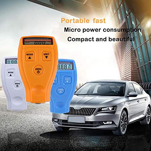 TANGIST High Accuracy Electronic Mini Measure Thickness Gauge Tester Instruments Digital Paint Film Portable Meter Coating Car Paint Tester (Color : Red)