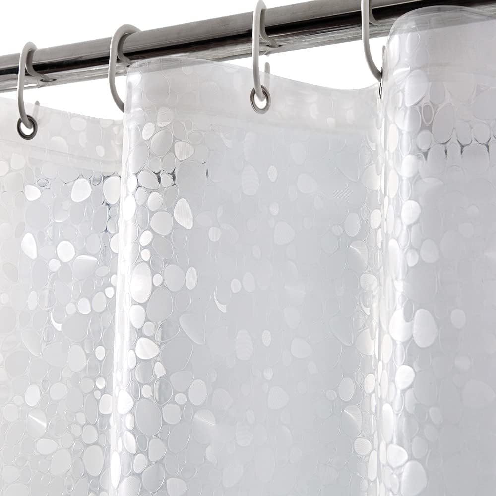 ARICHOMY Shower Curtain Liner 10 Gauge Heavy Duty Liner Waterproof 72x72 Inches Stone for Bathroom