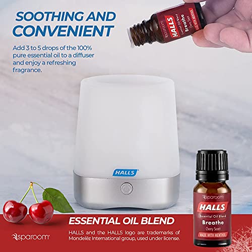 Sparoom Halls Essential Oil Cherry Blend With 100% Pure Essential Oils For Diffusers And Aromatherapy, 10Ml #TOP3
