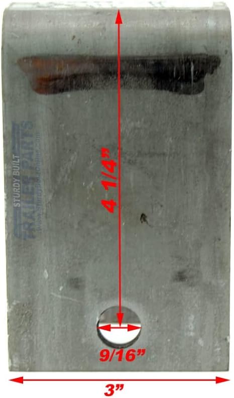 Utility Trailer Weld On Center Spring Hanger Long