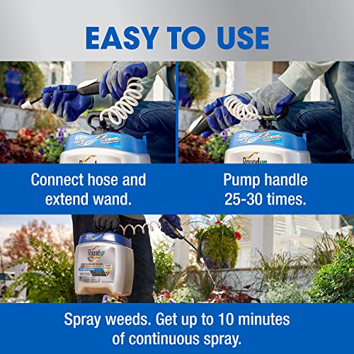Roundup Dual Action Weed & Grass Killer Plus 4 Month Preventer, 1.33 gal. - image 9