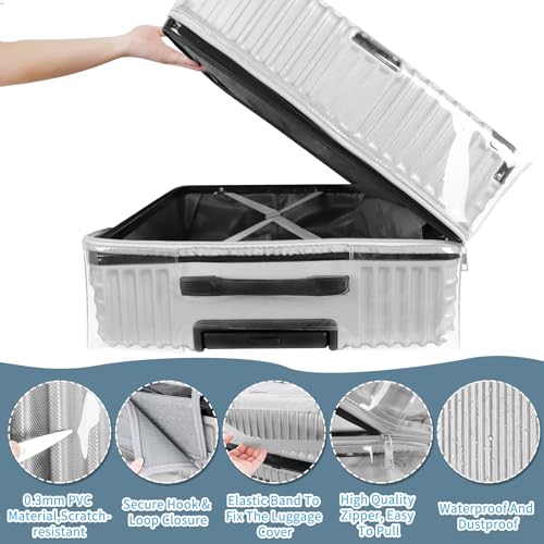 28 inch Transparent Waterproof Suitcase Sleeve2