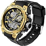 findtime Militär Digitaluhr Sportuhren Armbanduhr Jungen Herren Tactical Watch Outdoor 5 ATM Wasserdicht Große Elektronische Uhren Männer Wecker Stoppuhr Wecker Countdown