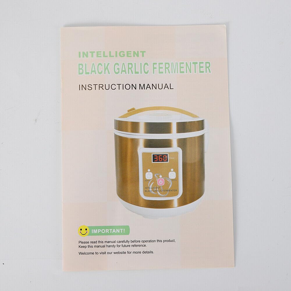 Automatisch Black Garlic Fermentationsmaschine Schwarzer Knoblauch Fermenter 5L Black Garlic Fermenter Full Automatic Intelligent Control Garlics Maker Multi Clove Garlic DIY Cooker