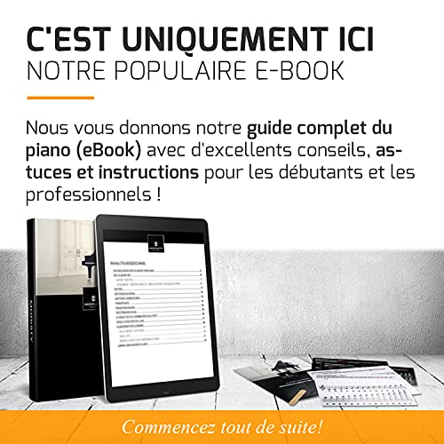 Autocollants pour notes de piano + clavier pour 49 | 61 | 76 | 88 touches + Ebook gratuit | kit complet premium pour… - Les Beatles, Paul McCartney, John Lennon, RIngo Starr, George Harrison Autocollants pour notes de piano + clavier pour 49 | 61 | 76 | 88 touches + Ebook gratuit | kit complet premium pour… – Image 3
