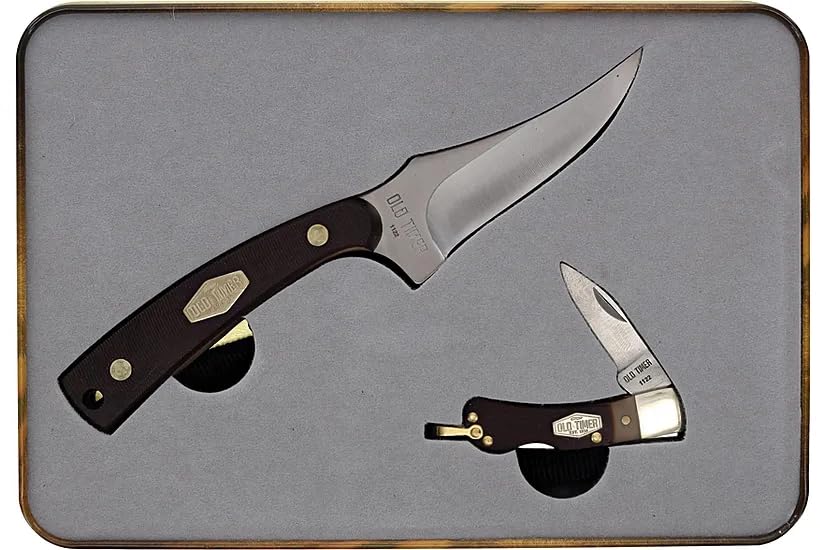 Old Timer SCHRADE, SharpFinger 152OT & 10T Small LockBack Folder