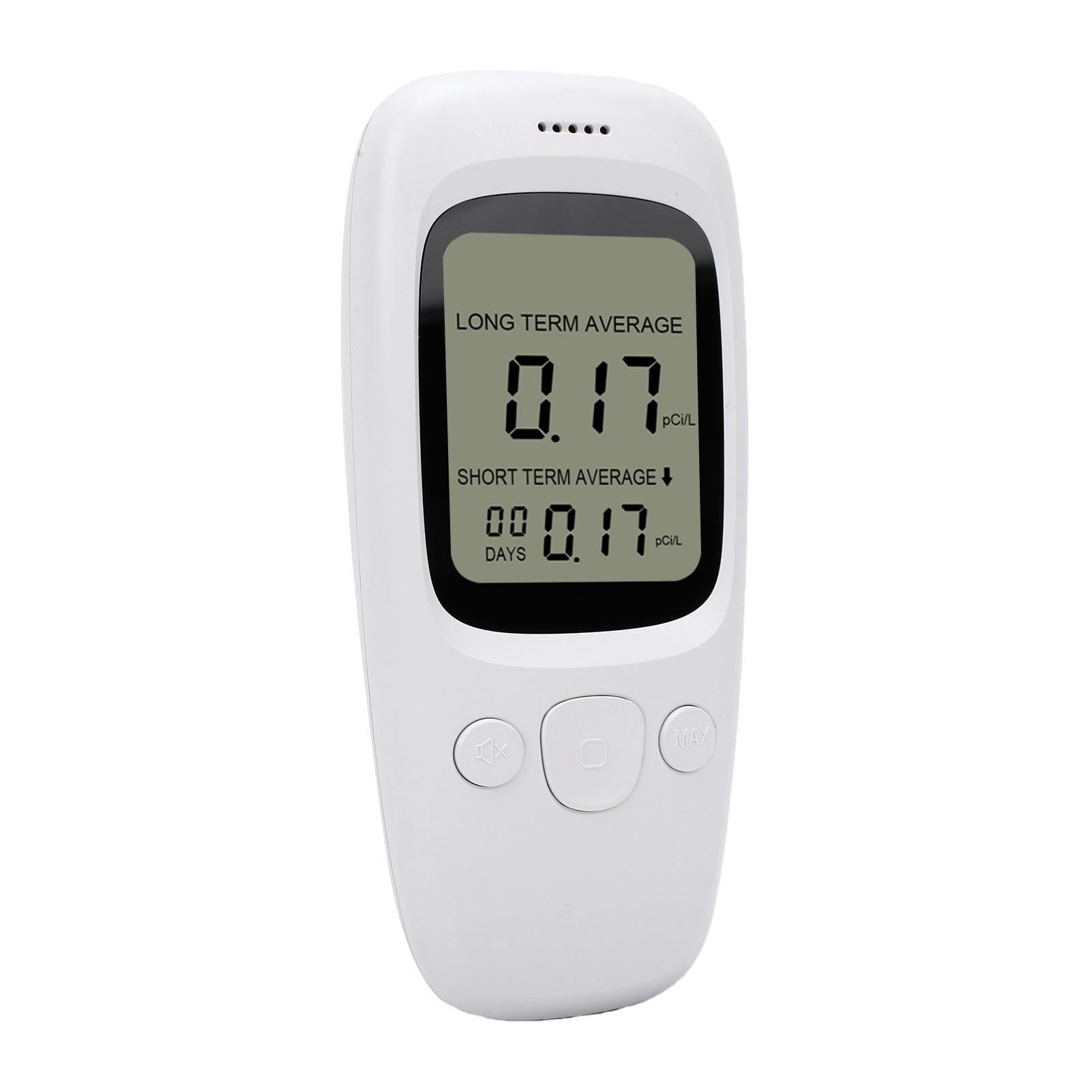 Annadue Rivelatore di Radon Portatile 0-270pCi/L con Sensore Ionico, | Monitor digitale per radon, display LCD, uso domestico, con archiviazione dati, per camera da letto, seminterrato, ufficio,