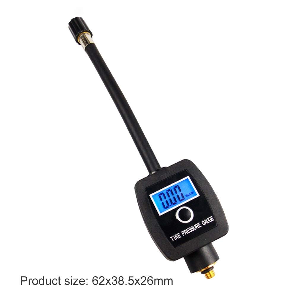 Manómetro electrónico para neumáticos, fácil instalación, Pantalla Digital portátil Personal, Piezas de Bicicleta para Motocicleta y Bicicleta