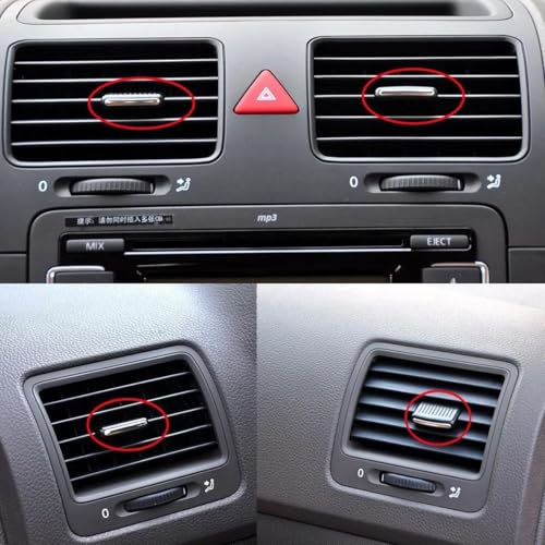 Kit de clips para rejilla de aire acondicionado de coche VW Jetta A5 y Golf MK5, 2 piezas 4