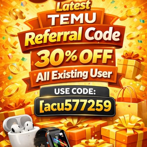 Latest Temu Referral Code [[ acu577259 ]] 30% off All Existing user Titelbild