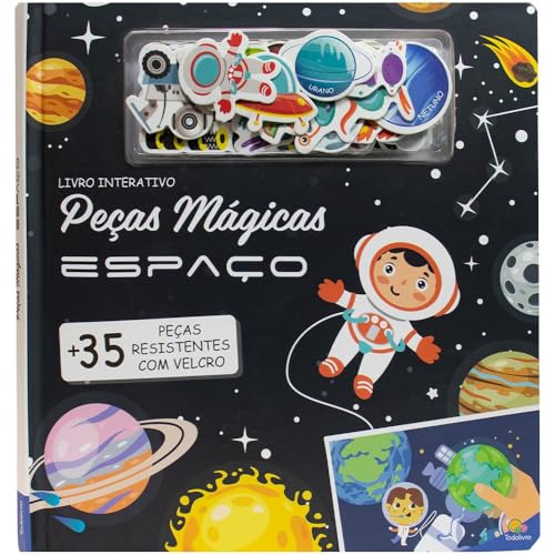 Peças Mágicas – Um livro com velcro: Espaço