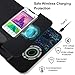 VIVIYA 15W Wireless Charging Mouse Pad with Detachable Wrist Support, Fast QI Phone Charger Mouse Mat for iPhone 16/15/14/13/12/11/X and Samsung Multiple Mobile Devices (Black)