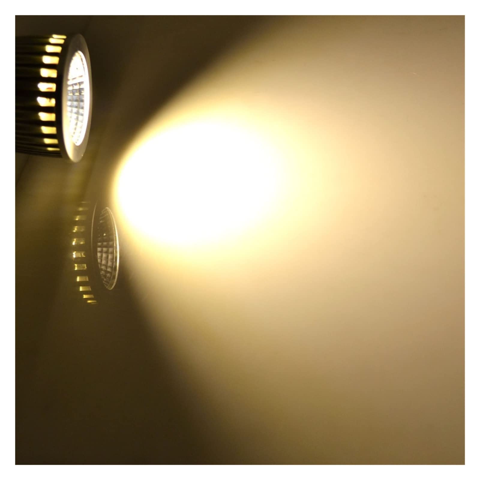 10X Bombillas Led Regulables GU10 E27 E14 MR16 AC DC 12V LED COB Foco 6W 9W 12W 220V 110V Foco de luz lámparas de Alta Potencia (Color : E27, Size : Cold WHITE-NO-6W)