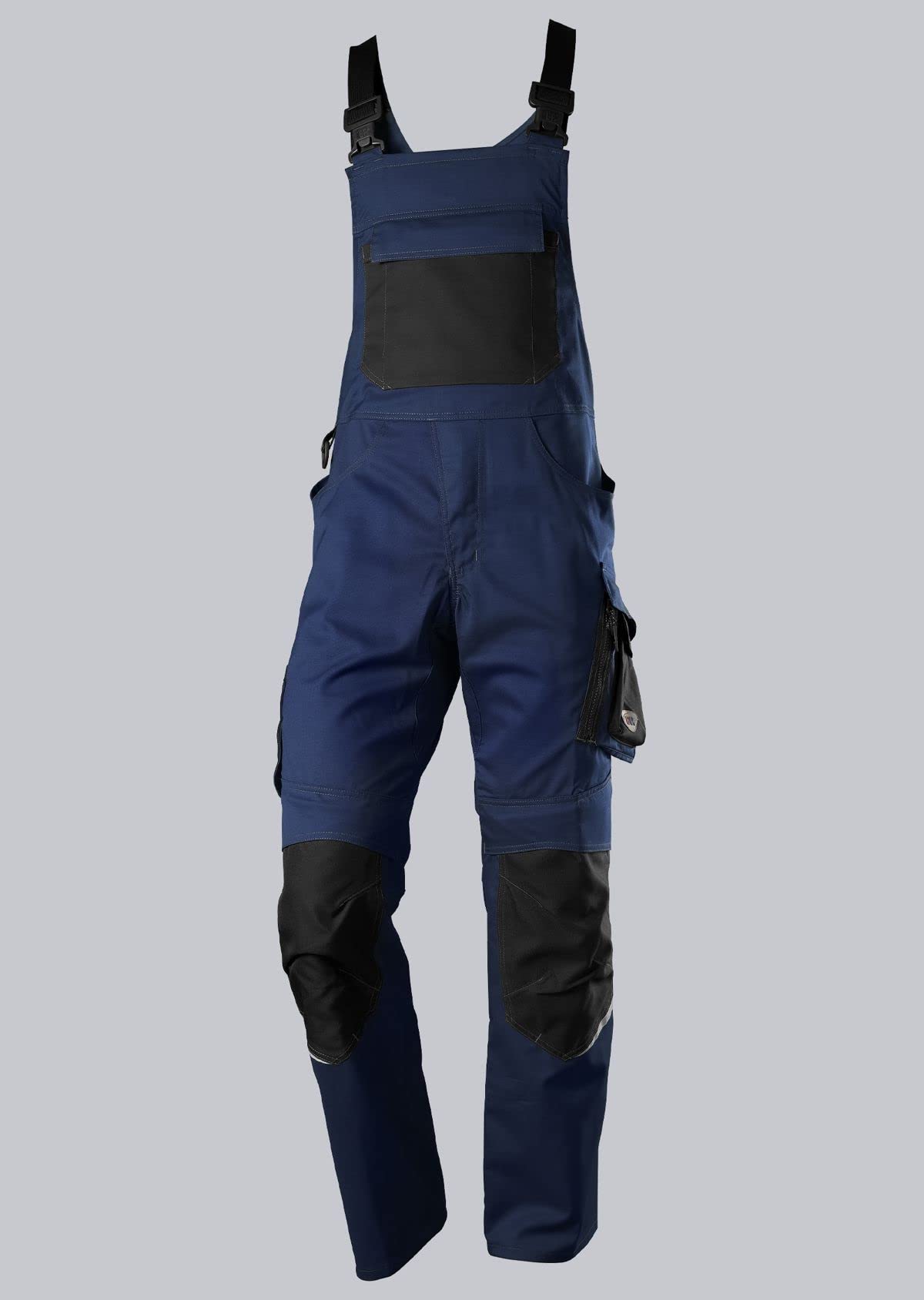 BP 1979-570-1432 Workwear - Pantalón de trabajo unisex (poliéster y algodón, talla 54n), color azul y negro