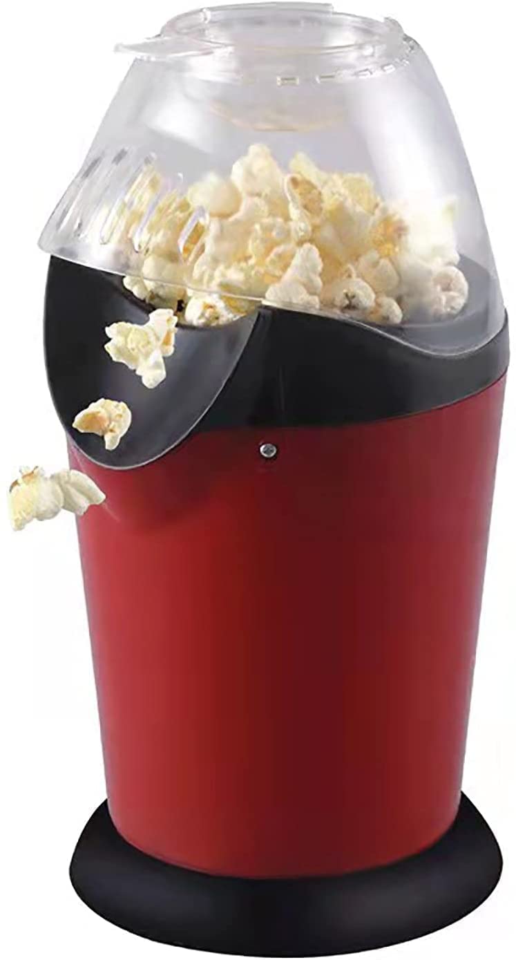 Mini Macchina per Popcorn, Macchina per Popcorn ad Aria Calda Senza Grassi per Uso Domestico/Senza Olio, Festa di Compleanno con Piastra Antiaderente Automatica