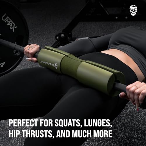Image of Gymreapers Barbell Squat Pad - Protective Bridge Pad For Hip Thrust, Squats, Lunges - Hip Support, Neck Protection For Bar