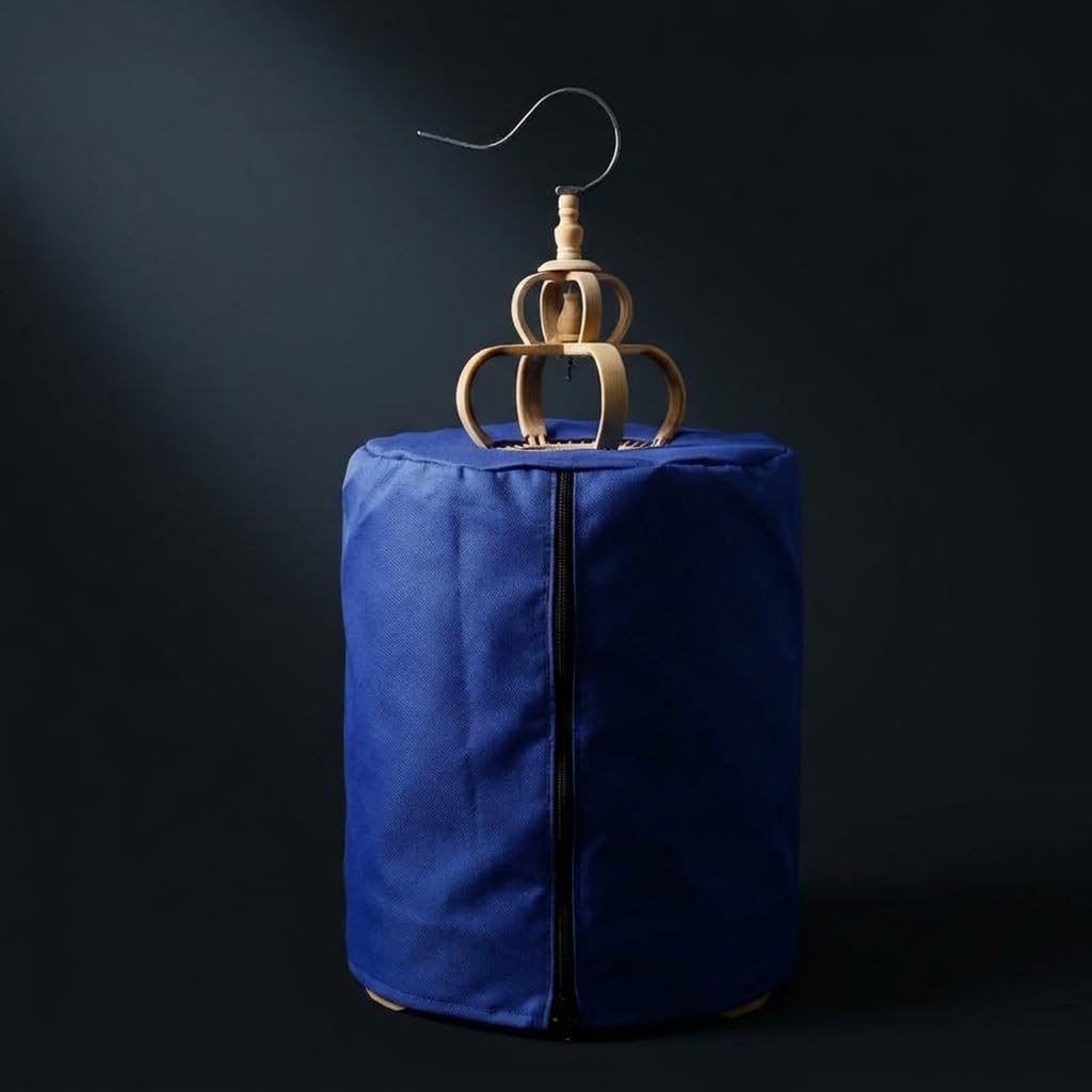 käfig käfig aus Bambus, Abdeckung, käfig mit Zubehör, Sichere unterkunft, Für Zierhalter, Mit Zubehör und vollständiger Stoffabdeckung