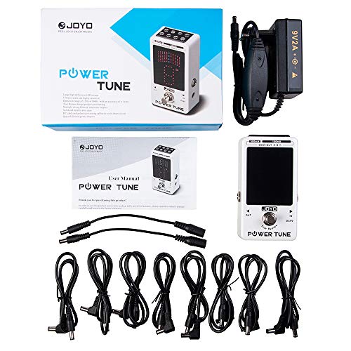 Joyo Power Tune Tuner Pedal With Dc 9V Daisy Chain Power Supply (800Ma -1A) Adapter #TOP3