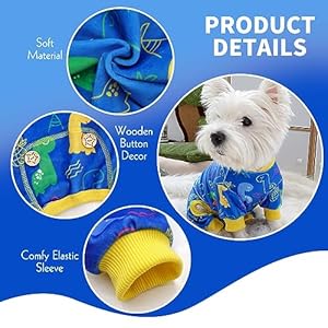 KYEESE Dog Pajama for Dog Pajamas Medium Size Dog with Dinosaur Soft Material Stretchable Dog Pajamas Cute Dog Onesie Dog Clothes Dog Outfit Onesie Dog Apparel Dog Pjs, XX-Large KYEESE Dog Pajama for Dog Pajamas Medium Size Dog with Dinosaur Soft Material Stretchable Dog Pajamas Cute Dog Onesie Dog Clothes Dog Outfit Onesie Dog Apparel Dog Pjs XX Large