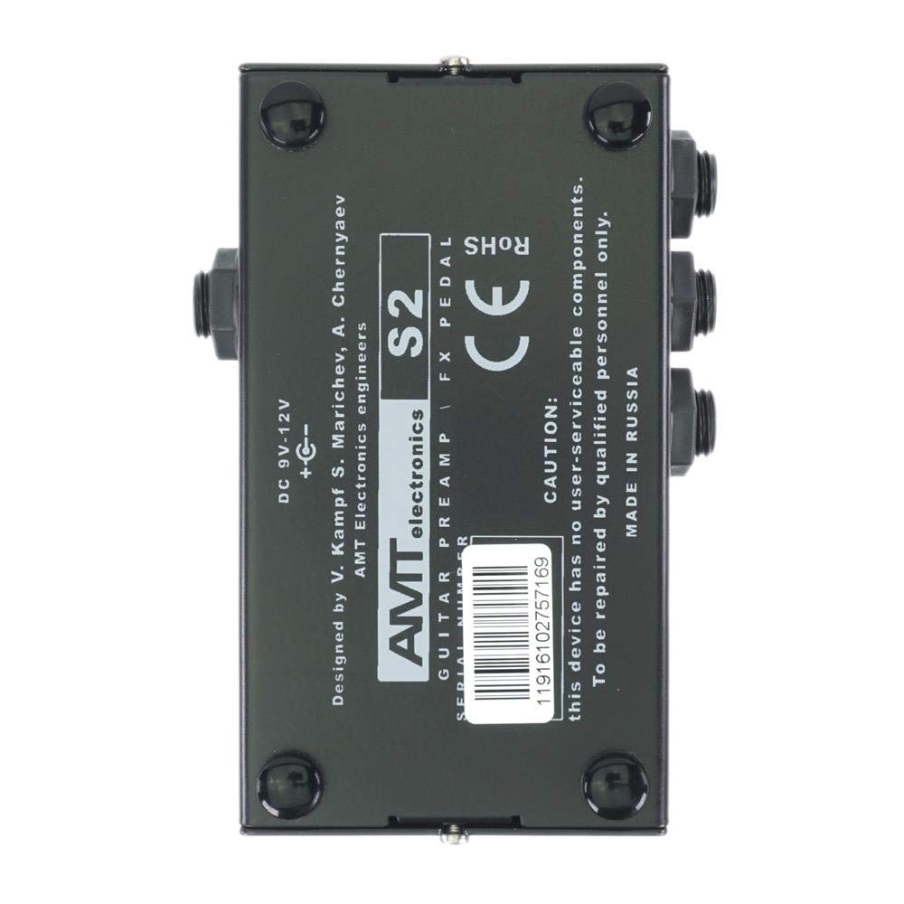 AMT S2-2 canali JFET preamplificatore/distorsione per chitarra con Cab.Sim (Soldano Emulate)
