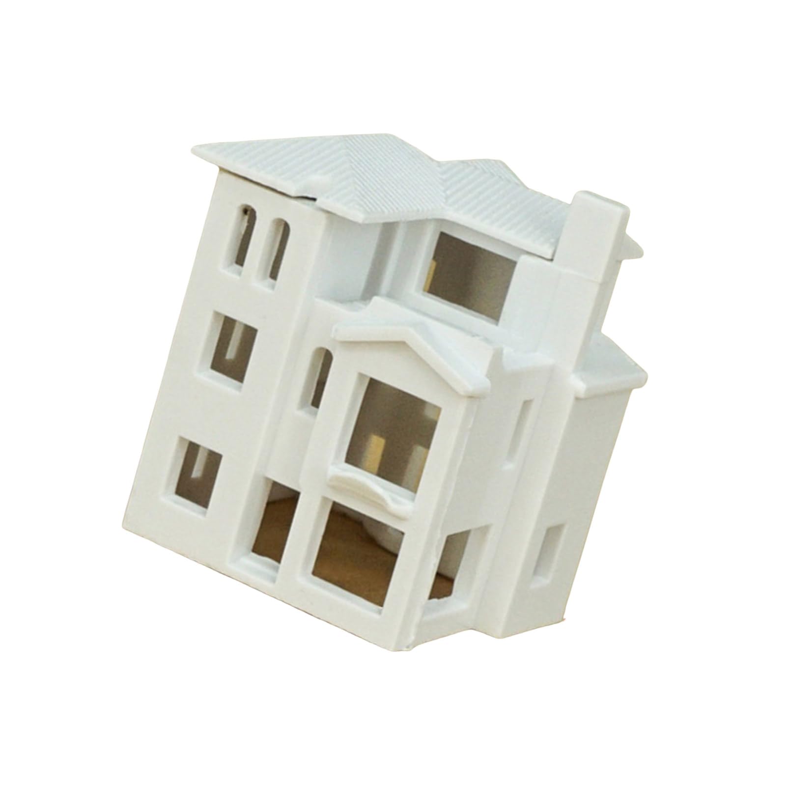 N Scale 1:500 Villas Building Assembling Model Realisms Scene Sand Table Building Model for Diys Sprays Painting