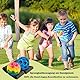 ClcIosis 6 Stück Ball Mit Schnur Kinder, Springball Mit Schnur Bouncing Ball Handgelenk, Interaktives Spielzeug Zum Stressabbau Für Spielzeug Im Freien Elastische Trainingsballe