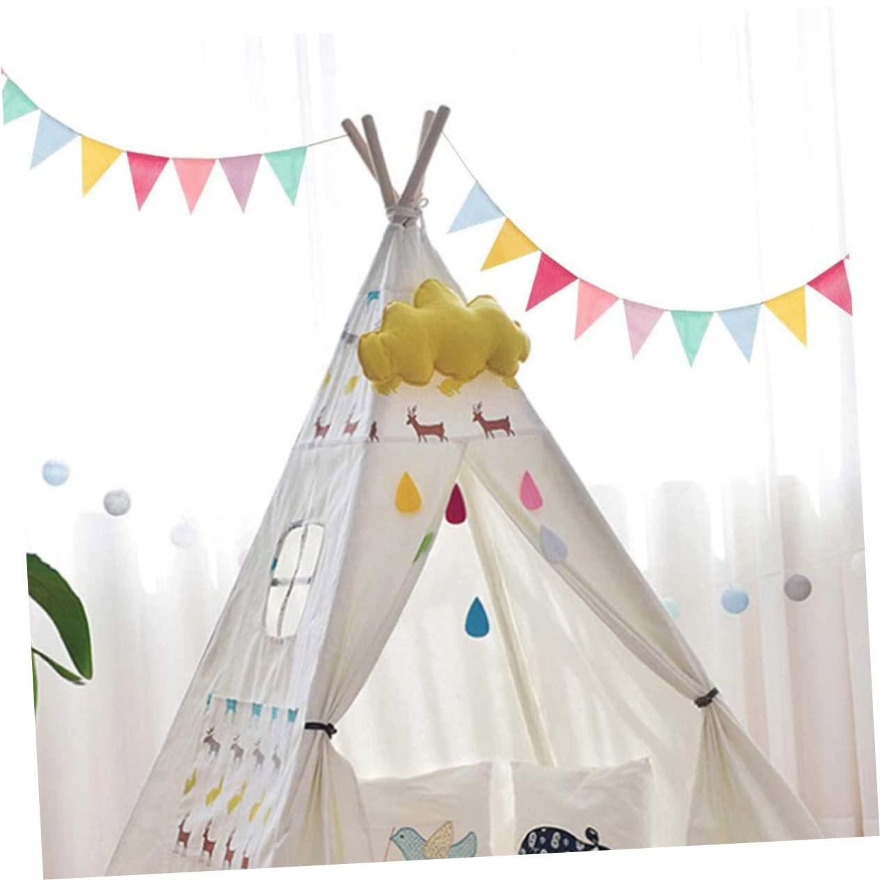 ULTECHNOVO 3 Series Banderín De Decoración De Fiestas Con Bodas Cumpleaños Y Celebraciones 4 Piezas X 3