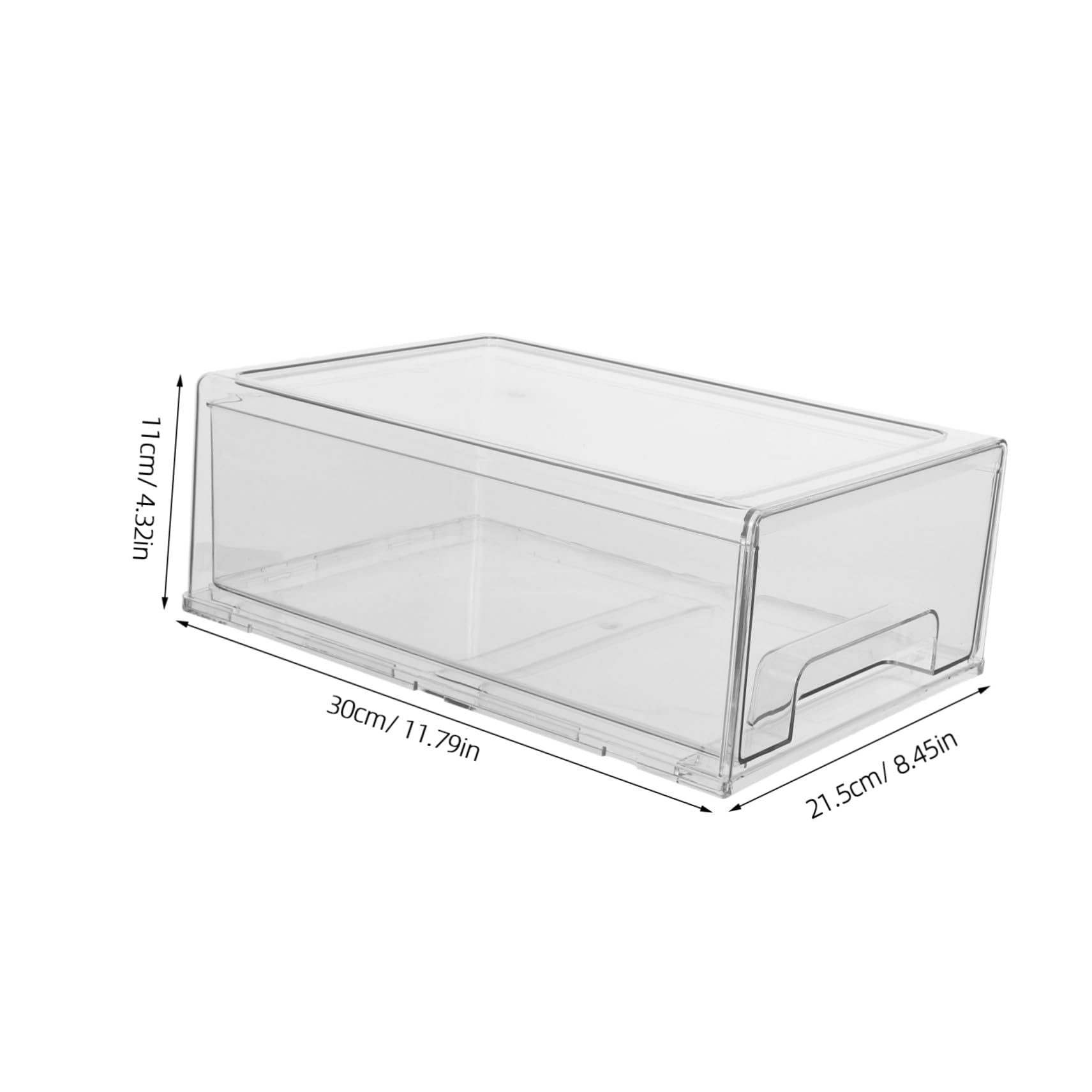OSALADI Organizer Scrivania Impilabile in Acrilico Cassetto per Gioielli Cancelleria e Materiale Modular per Ufficio e Studio