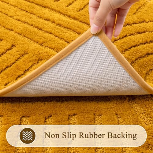 SHACOS Super Soft Bathroom Runner Rugs 24"x48" Microfiber Absorbent Carpet - 3