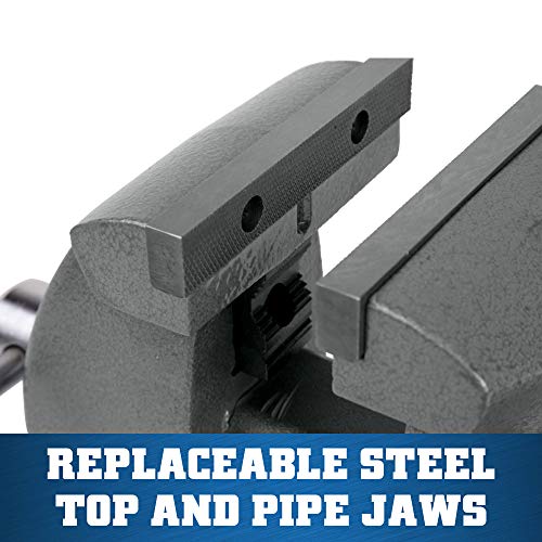Wilton Tools 745 Mechanics Bench Vise, 5” Jaw Width, 5-1/4" Jaw Opening (21400) #TOP1