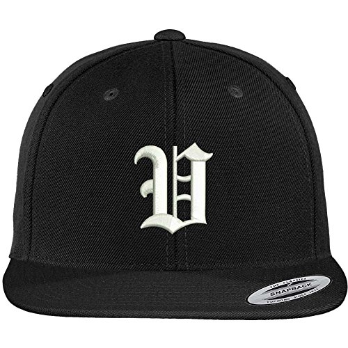 Trendy Apparel Shop Old English V Snapback Cap miniatura 1