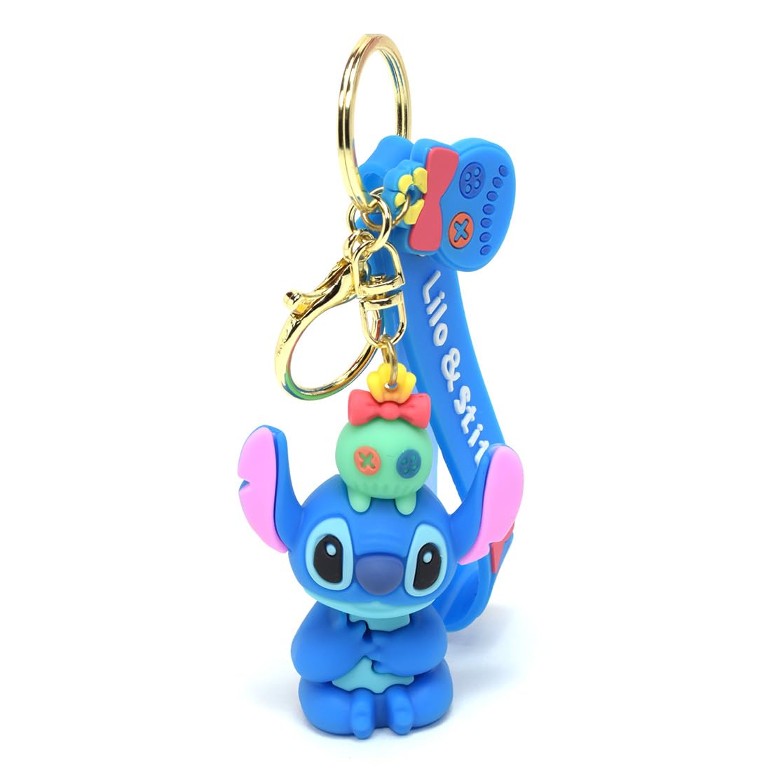 DaiyamondoCute And Trendy Durable And Long Lasting Anime 3D Rubber Keychain With Long Ribbon Perfect For Adding A Pop Of Color To your Keys or Bag | Gifts For Friends Family