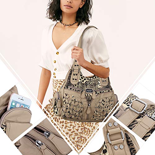 Image of Angel Barcelo Purses for Women Large Shoulder Bag Soft Hobo Bags for Women