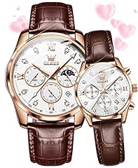 A: Brown leather strap & White dial