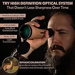 Scotar-12x50-Monocular-Telescope-FMC-Fogproof-IP67-Waterproof-Hand-Held-Telescope-BAK4-Phase-and-Dielectric-Coated-Prism-Adventure-Accessories-Set-Bag-Smartphone-Adapter-Mini-Tripod