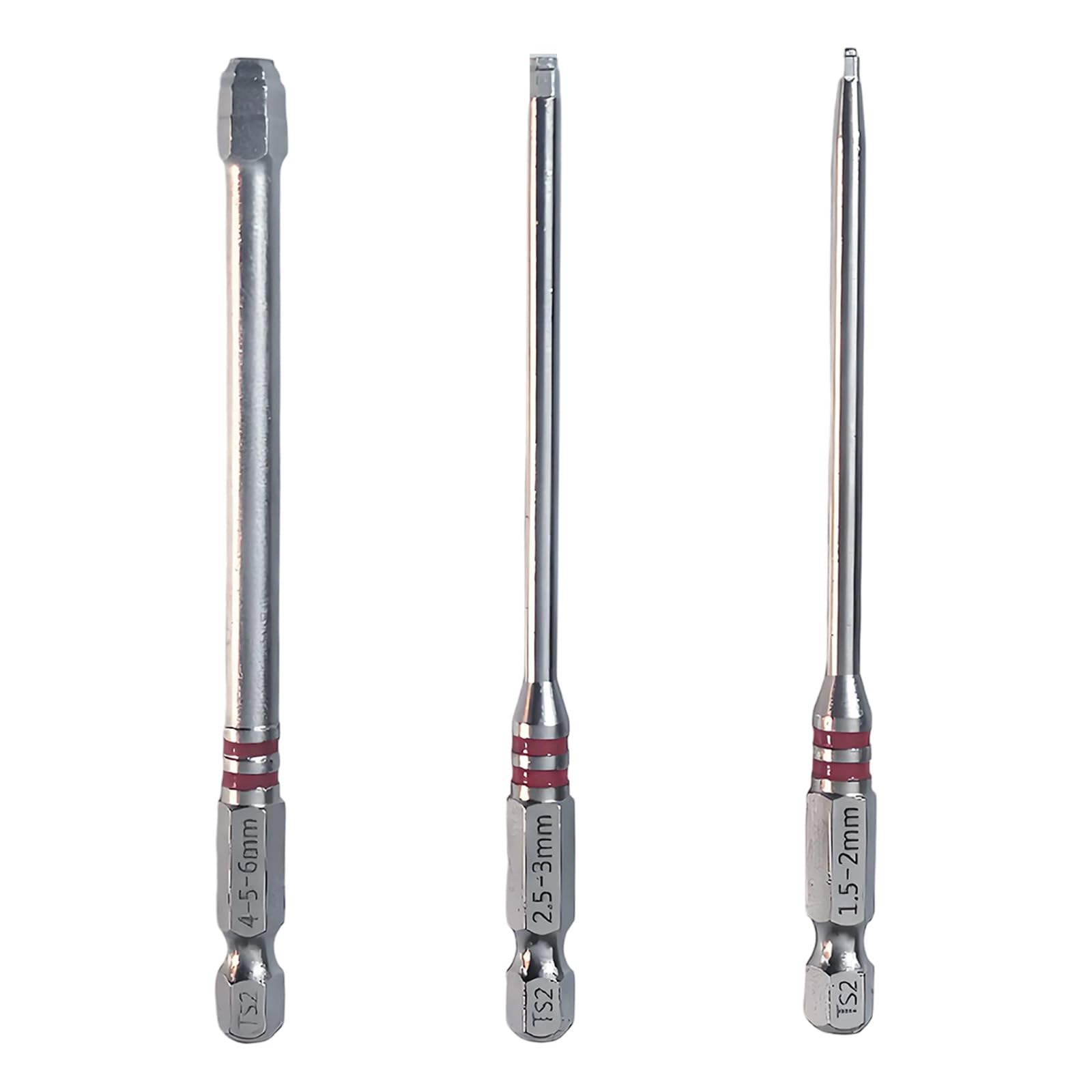 3 / 6Pcs Pagoda Shaped Hexagonal Shank Screwdriver Bit Screwdriver Bit Replacement Power Tool Bits Set