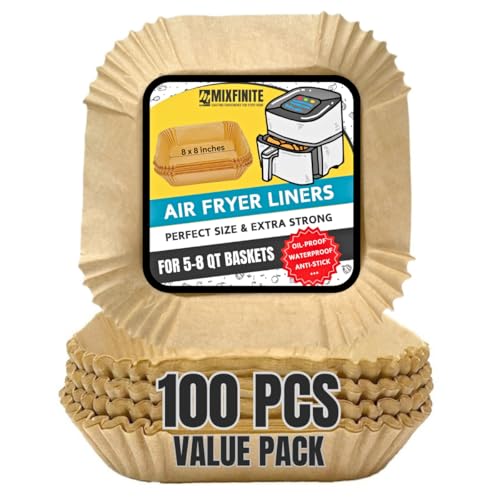Air Fryer Liners (Square, 8 Inches)