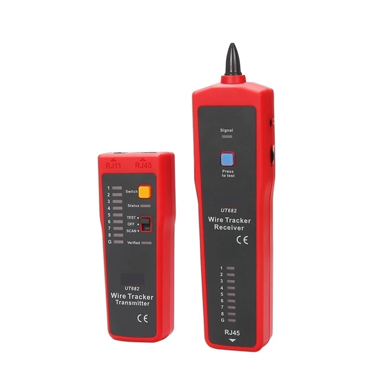 Rastreador de cables Sonda tóner Línea telefónica Cable red Ethernet LAN Probador Detector calibración Buscador línea Pruebas de transmisión