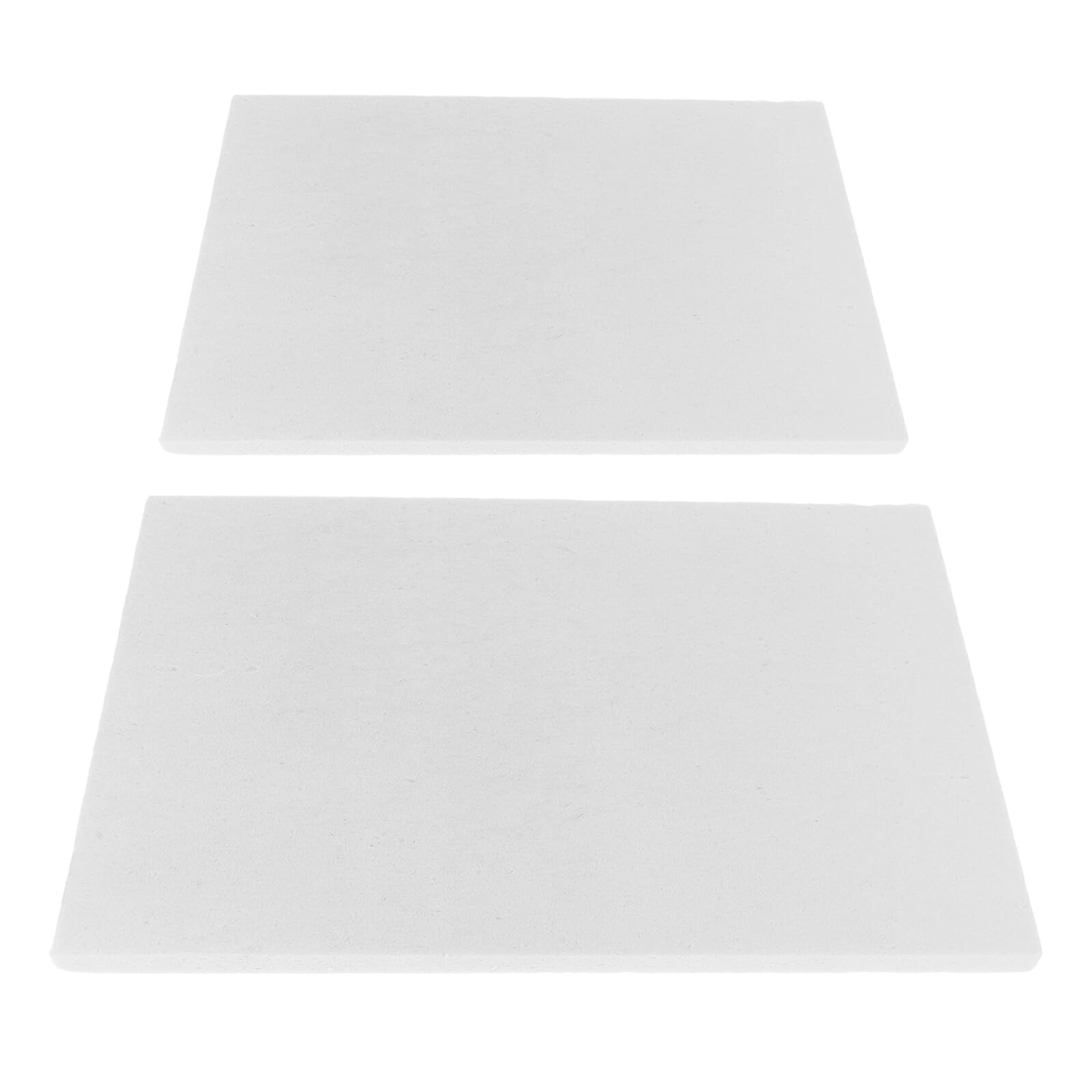 2 Pièces Panneau Isolant Thermique en Fibre Céramique 10 Mm 30 X 20 Cm, Résistant aux Hautes Températures, pour Poêles à Bois, Fours et Cheminées, Coussin D’isolation Thermique,
