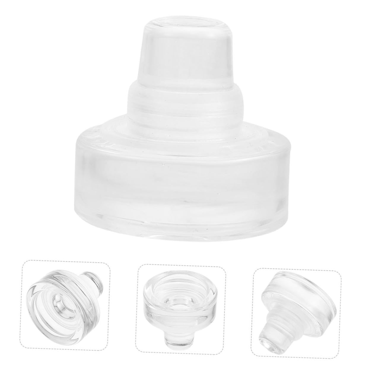 NUOBESTY 12pezzi Tappi per Bottiglie di Vetro Forma di T Riutilizzabili per Vino Ermetici e Adatti per Uso Casalingo e Ristorante