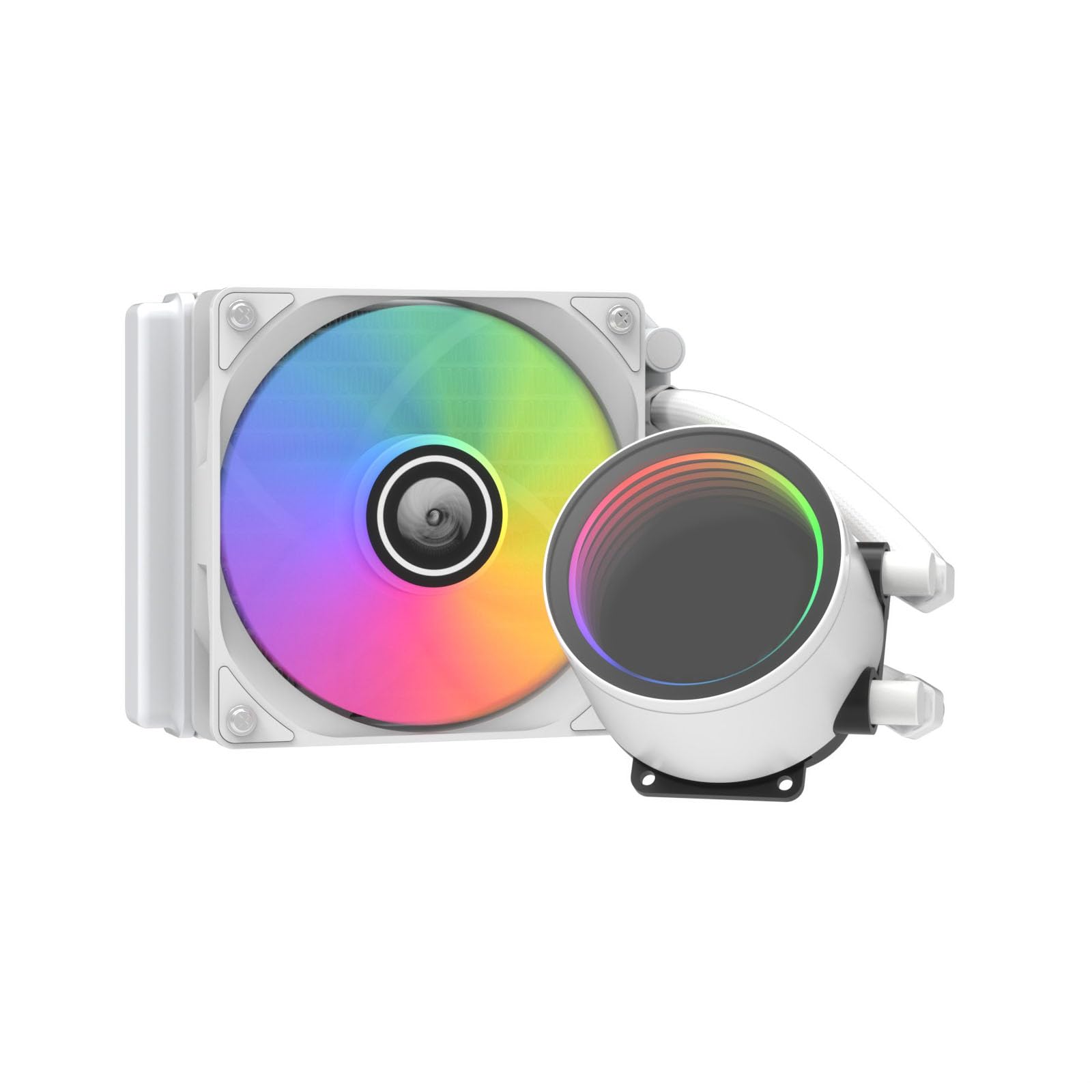 Alluminio di rame CPU Liquid Cooler RGB Acqua PWM Pompa & Liquido Buona Dissipazione di Calore Rame Alluminio Costruzione
