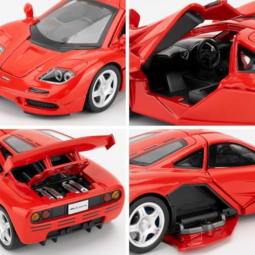 Modelo de Auto 1:32 McLaren F1 Diecast Rojo miniatura 6