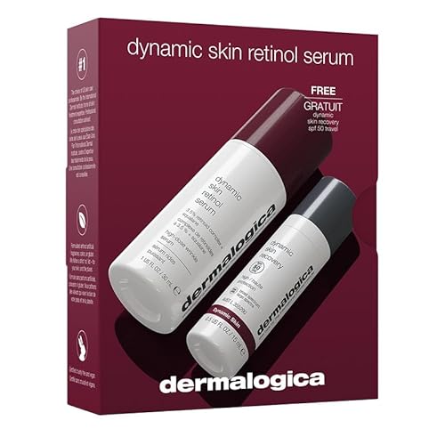 Dermalogica Dynamic Defense Duo, Retinol Face Serum and SPF Moisturizer Skin Care Set - Reduce the Signs of Skin Aging