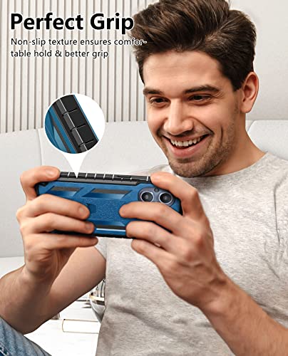 For Oneplus Nord N20 5G Case: Rugged Shockproof Protection Mobile Cover With Kickstand | Matte Textured Drop Proof Tpu | Military Grade Protective Phone Case #TOP5