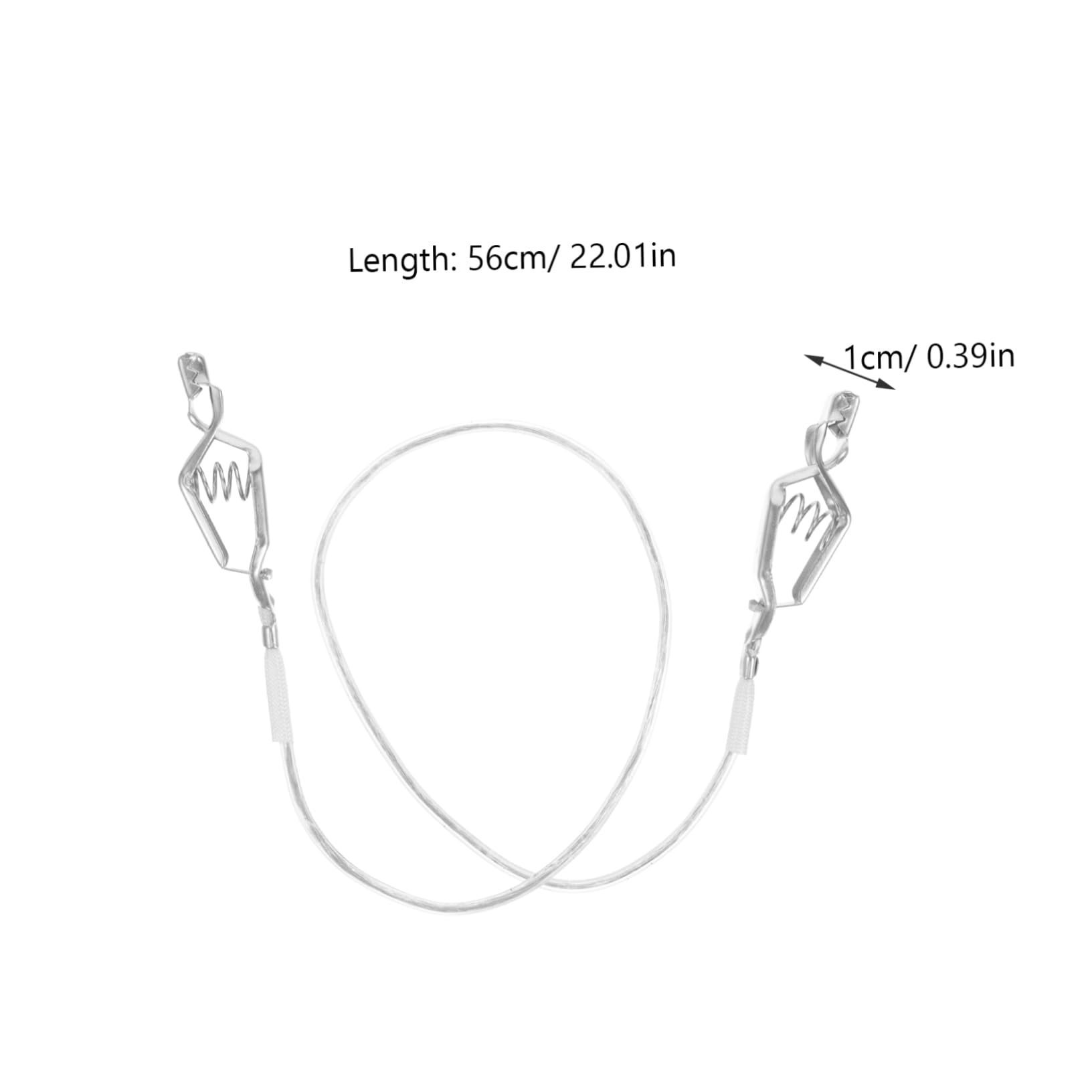 Abaodam Fencing Body Cord Clip Durable Fencing Mask Connector Clamp for Comfortable Fit and Safety for Fencing Foil Equipment High Conductivity Wire Clamp