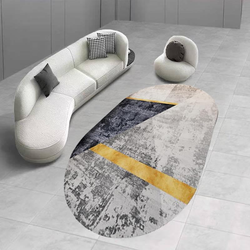 Alfombras ovaladas para decorar comedores y salas modernas