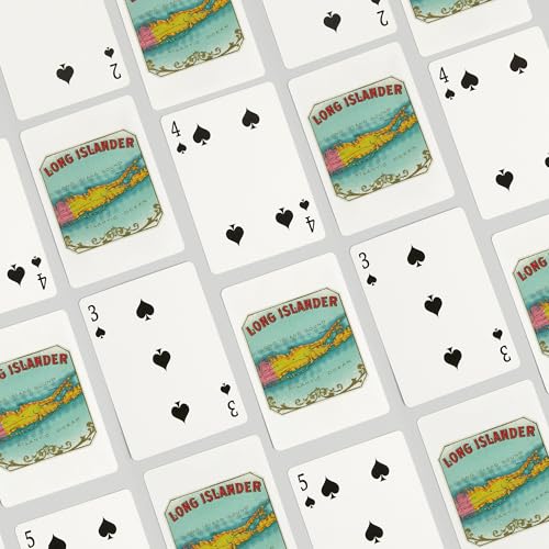 Long Islander Baraja de 52 Cartas Poker miniatura 4